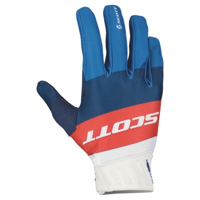 SCOTT Rękawice Glove 450 Angled blue/red