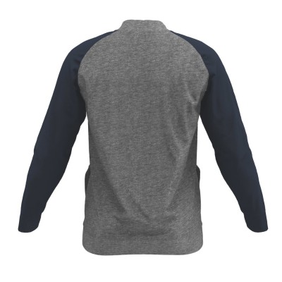 SCOTT Bluza Męska Zip Bomber 10 Casual l/sl heather grey/midnight blue