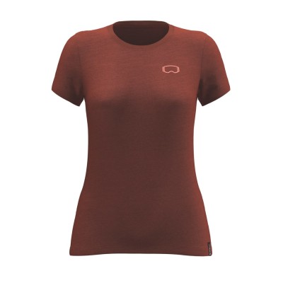 SCOTT Koszulka Damska Tee 20 Graphic slub s/sl rust red