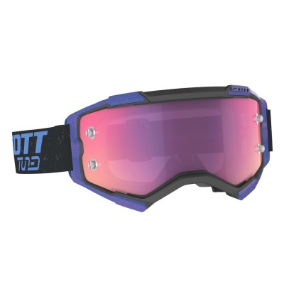 SCOTT Gogle Fury Tuned black/smurple blue / purple chrome works