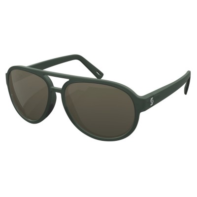SCOTT Okulary Sunglasses Bass kaki green / brown