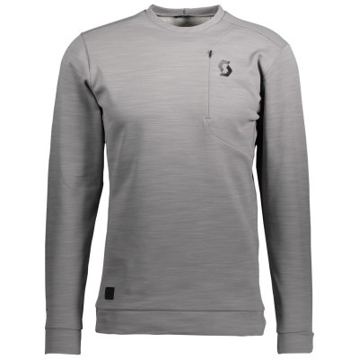 SCOTT Bluza Męska Crewneck Defined FT grey melange