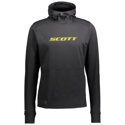 SCOTT Bluza Męska Pullover Defined FT black/suplphur yellow