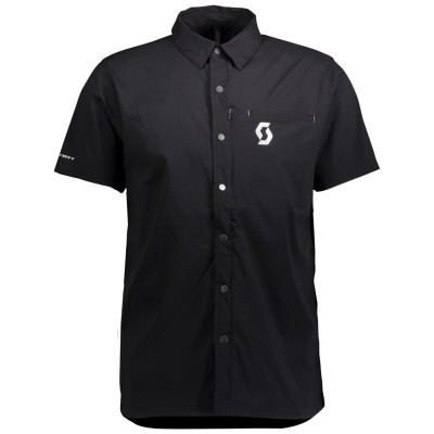 SCOTT Koszula Męska Shirt Button FT s/sl black/grey