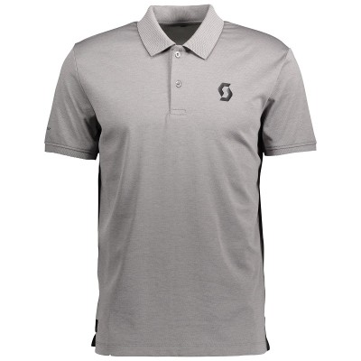 SCOTT Koszulka Męska Polo Shirt FT s/sl grey melange