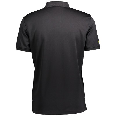SCOTT Koszulka Męska Polo Shirt FT s/sl black/sulphur yellow