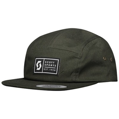 SCOTT Czapka Cap 5-Panels tree green one size
