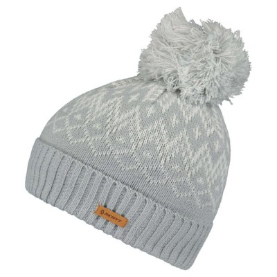 SCOTT Czapka Damska Beanie MTN 40 light grey/white one size