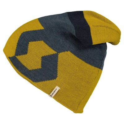 SCOTT Czapka Beanie Team 30 metal blue/mellow yellow one size