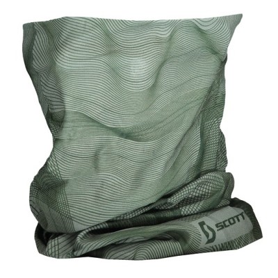 SCOTT Kołnierz ochronny Light Neckgaiter tree green print one size