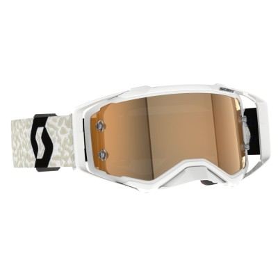 SCOTT Gogle Prospect Amplifier white/black / gold chrome works