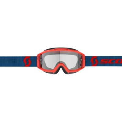 SCOTT Gogle Split OTG dark blue/neon red / clear works