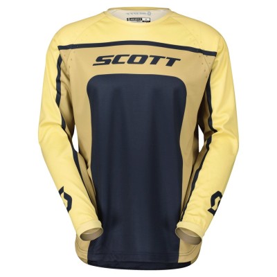 SCOTT Bluza Jersey 350 Track Evo beige tan/blue
