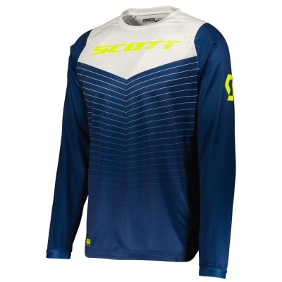 SCOTT Bluza Jersey 350 Dirt Evo blue/grey