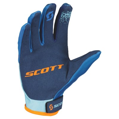 SCOTT Rękawice Glove 350 Race Evo blue/orange