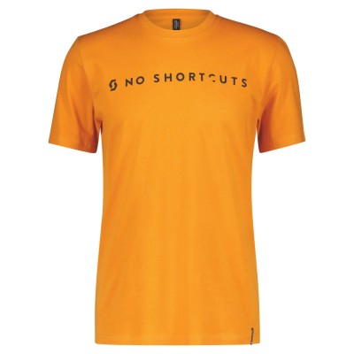 SCOTT Koszulka Męska Tee No Shortcuts s/sl copper orange