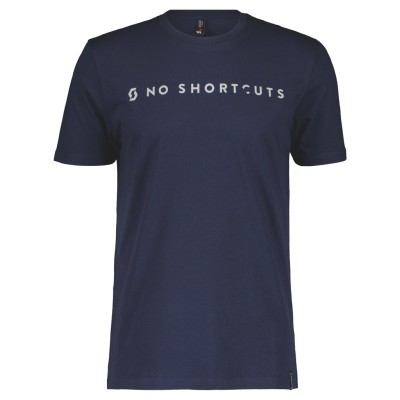 SCOTT Koszulka Męska Tee No Shortcuts s/sl midnight blue