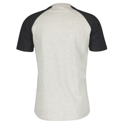 SCOTT Koszulka Męska Tee Icon Raglan s/sl light grey melange/black