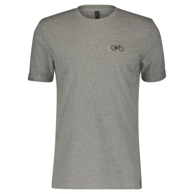 SCOTT Koszulka Męska Tee Division s/sl light grey melange
