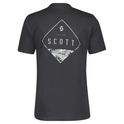 SCOTT Koszulka Męska Tee Moto s/sl black