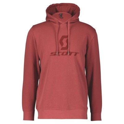 SCOTT Bluza Męska Hoody Icon LS burnt red