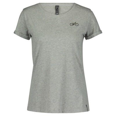 SCOTT Koszulka Damska Tee Division s/sl light grey melange