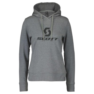 SCOTT Bluza Damska Hoody Icon l/sl light grey melange