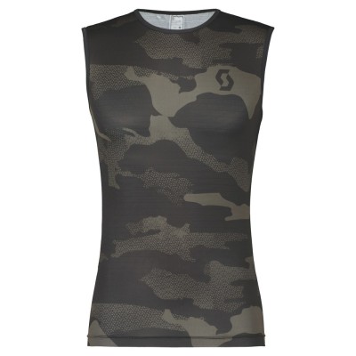 SCOTT Podkoszulek bez rękawów Tank Underwear Carbon black/dark grey