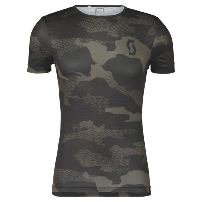 SCOTT Podkoszulek Shirt Underwear Carbon s/sl black/dark grey