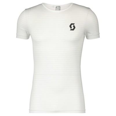 SCOTT Podkoszulek Shirt Underwear Carbon s/sl white/black