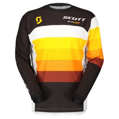 SCOTT Bluza Jersey X-Plore Swap black/orange