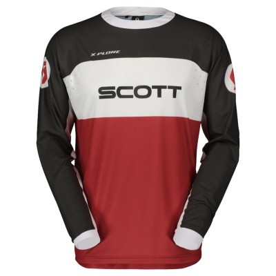 SCOTT Bluza Jersey X-Plore Swap red/black