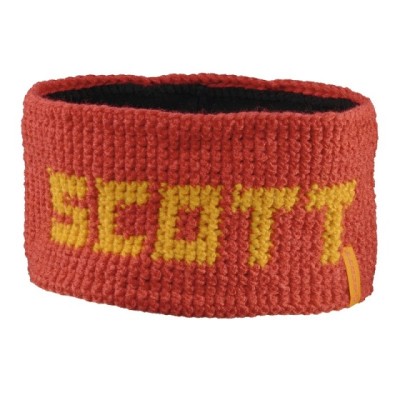 SCOTT Opaska Headband Team 60 hibiscus red / marl gold one size