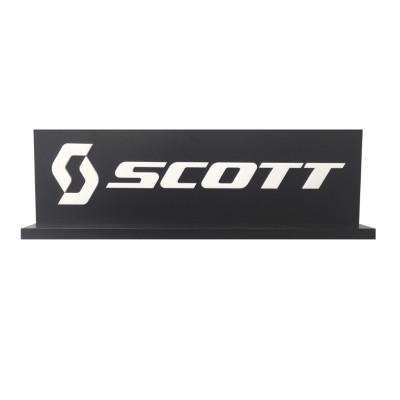SCOTT Logo Freestanding Sign black
