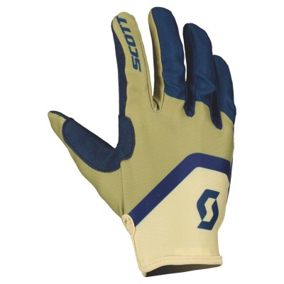 SCOTT Rękawice Glove 350 Track Evo beige tan/blue
