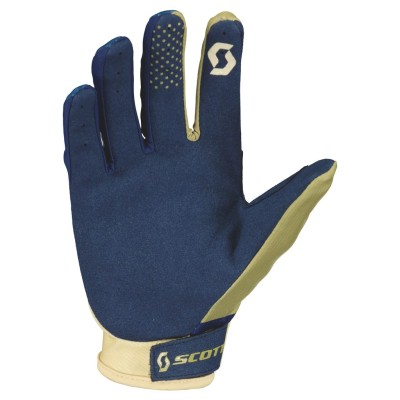 SCOTT Rękawice Glove 350 Track Evo beige tan/blue