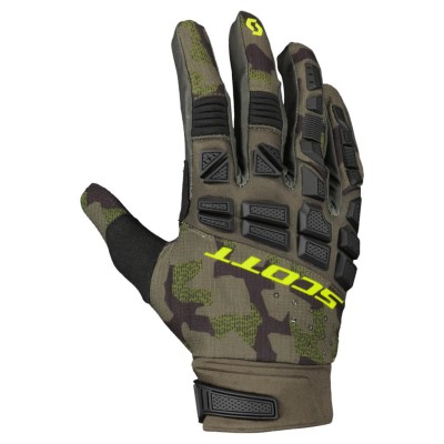 SCOTT Rękawice Glove X-Plore Pro green camo/yellow