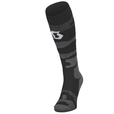 SCOTT Skarpety Socks Mid Long Camo dark grey/white