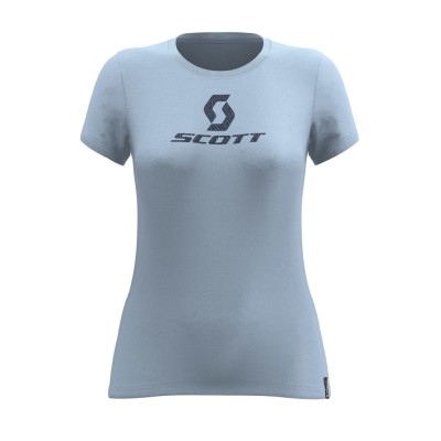 SCOTT Koszulka Damska Tee 10 Icon s/sl glace blue