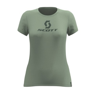 SCOTT Koszulka Damska Tee 10 Icon s/sl pistachio green