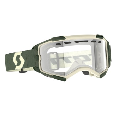 SCOTT Gogle Fury Enduro kaki green / clear works