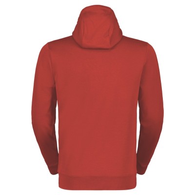 SCOTT Bluza Męska Hoody Tech Zip magma red