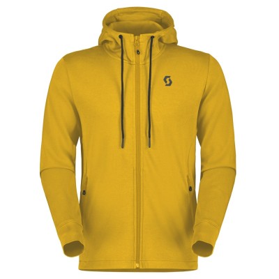 SCOTT Bluza Męska Hoody Tech Zip mellow yellow