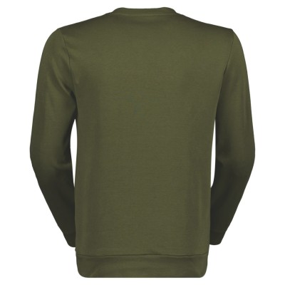SCOTT Bluza męska Crewneck Tech fir green