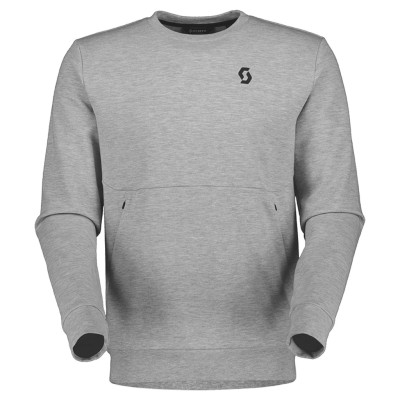 SCOTT Bluza męska Crewneck Tech grey melange