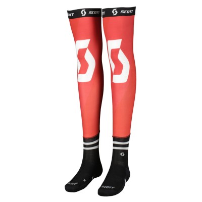 SCOTT Skarpety Socks Knee Brace fiery red