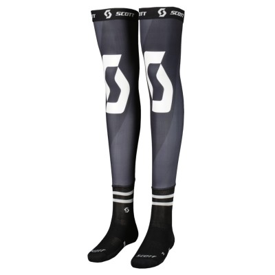 SCOTT Skarpety Socks Knee Brace black/white