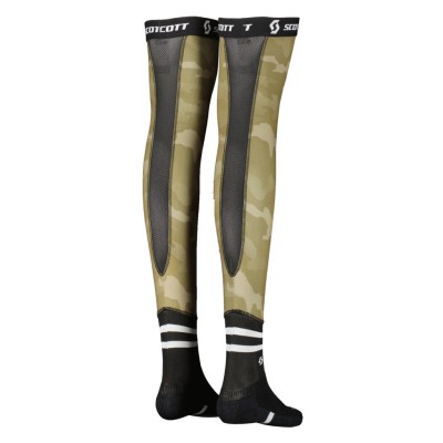 SCOTT Skarpety Socks Knee Brace camo green