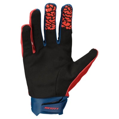 SCOTT Rękawice Glove Evo Track dark blue/neon red