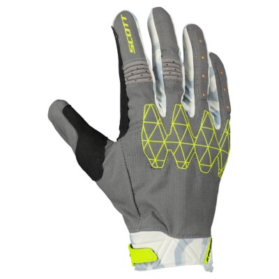 SCOTT Rękawice Glove X-Plore D3O grey/yellow